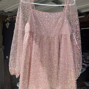Sparkling Pink Dress
